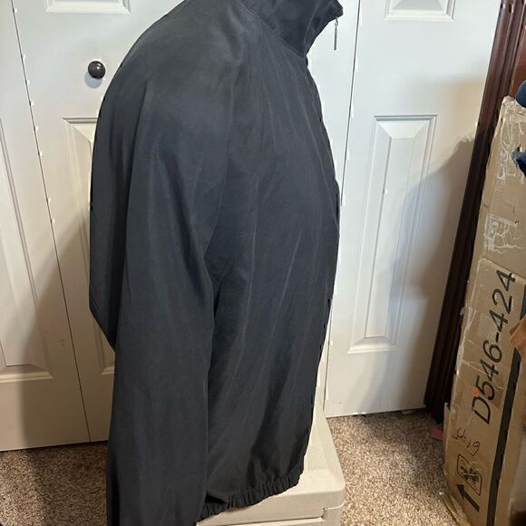 Callaway Golf Apparel Mens Medium Black Half ZIP Windbreaker - Picture 3 of 5